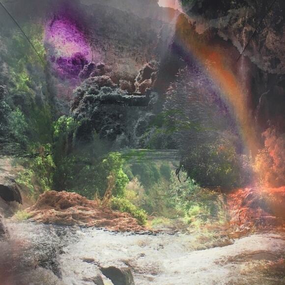 NEW Ted Baker London Silloh Rainbow Waterfall Mini Skirt Size 3 or Size 8 Medium - Picture 5 of 12